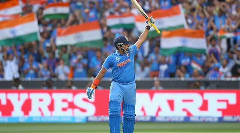 Suresh raina in cricket world cup in indian jersey