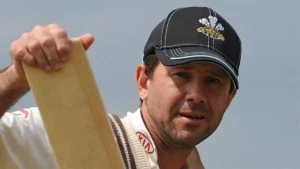 ricky ponting in the early days of his career