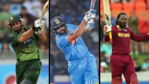 Top 10 Batsmen with most sixes in international cricket